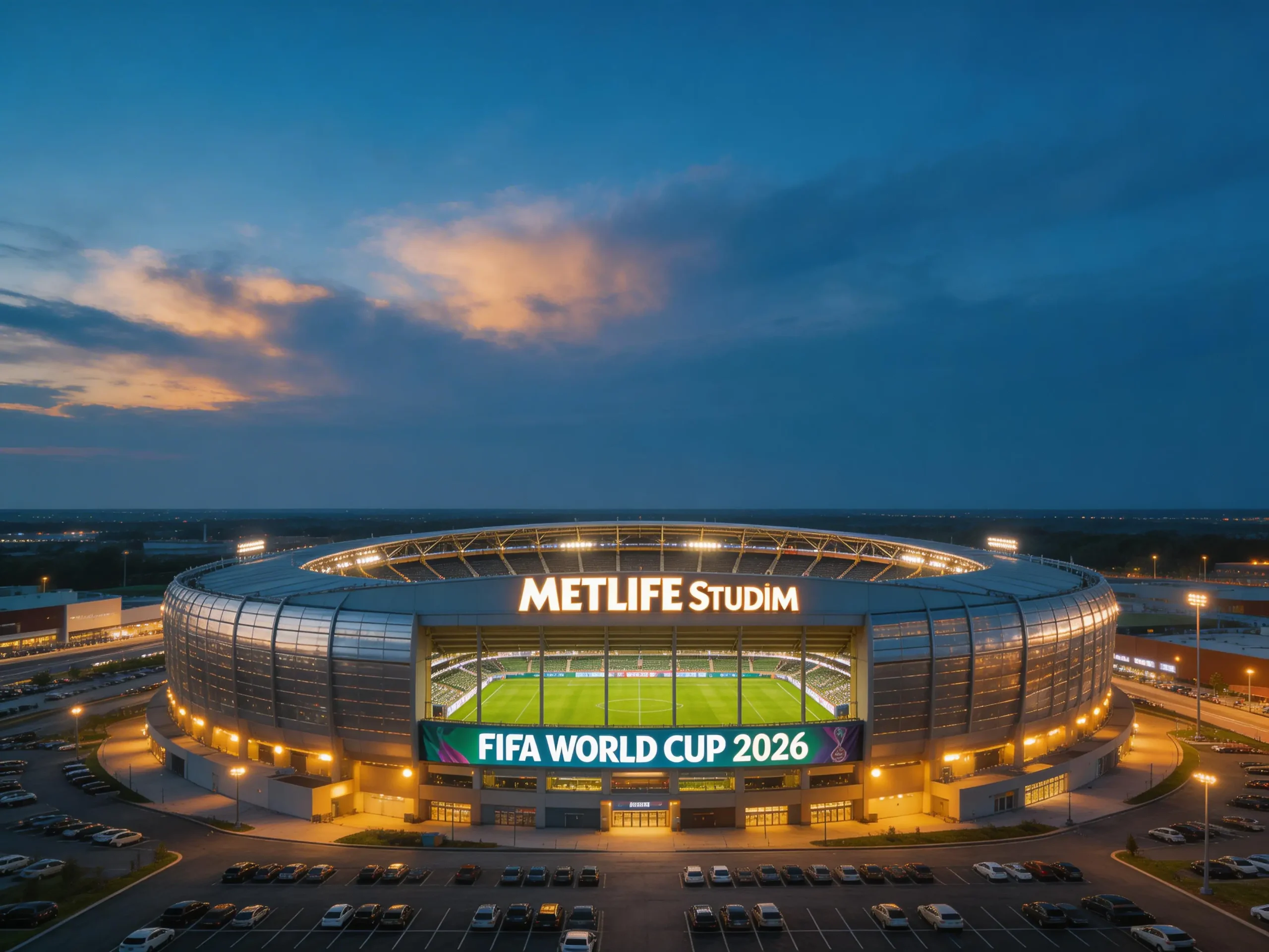 Le MetLife Stadium d'East Rutherford, lieu de la finale de la Coupe du Monde 2026